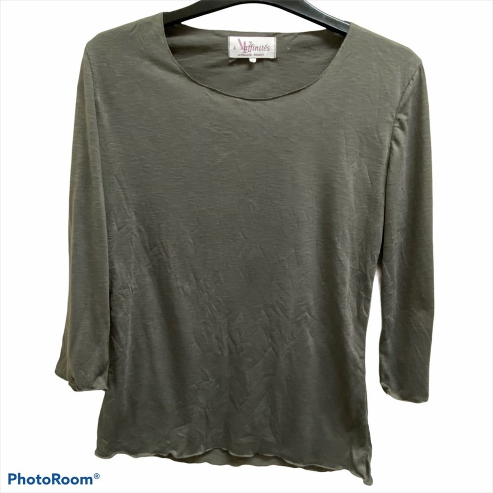 Armand Thiery affinities 3/4 Sleeve Slub Shirt